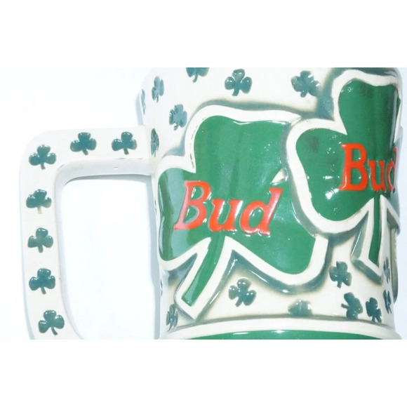 St. Patrick’s Day 1995 Budweiser Tip O Hat Stein - Picture 6 of 8